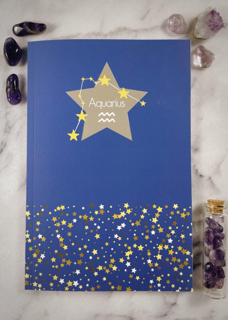 Aquarius Zodiac Notebook