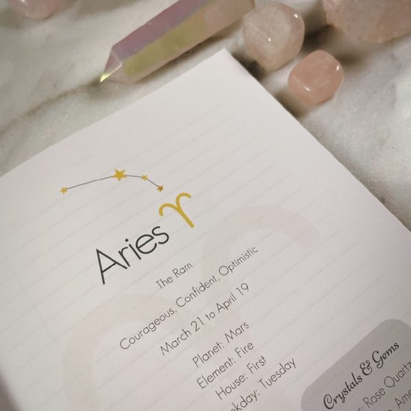 Aries Zodiac Notebook