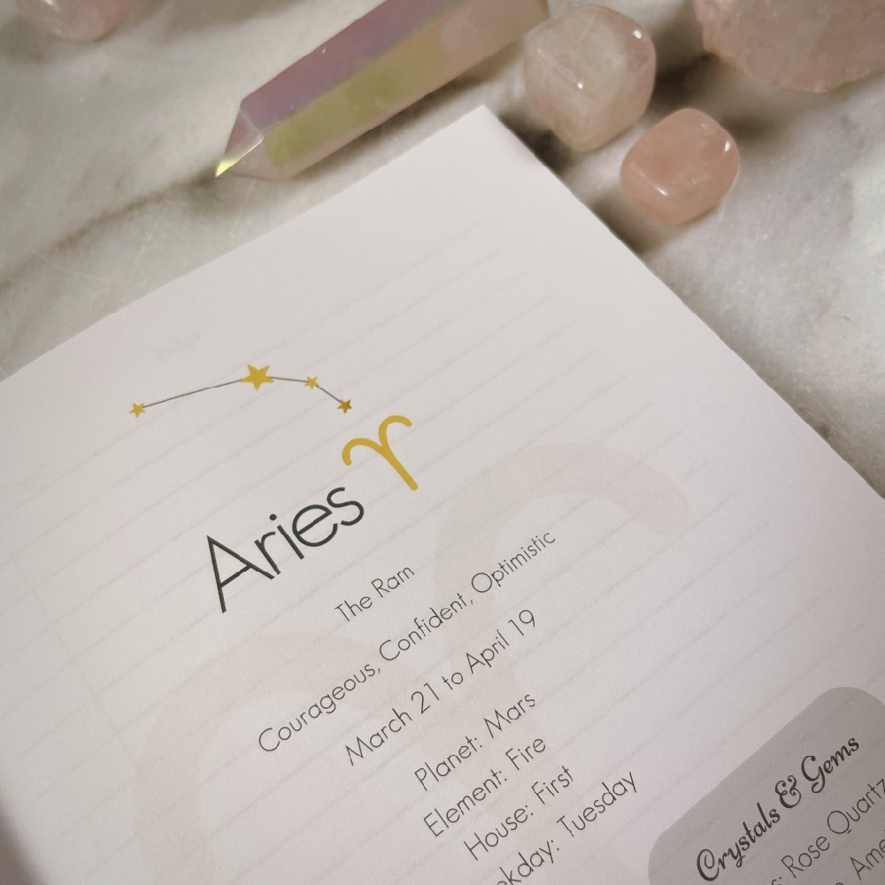 Aries Zodiac Notebook - Image 2