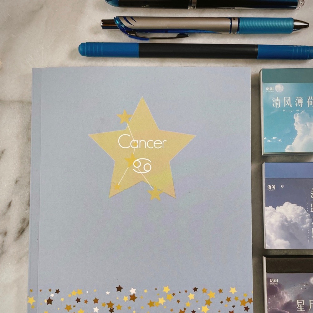 Cancer Zodiac Notebook - Image 1