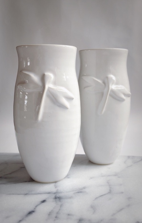 Small Dragonfly Vase