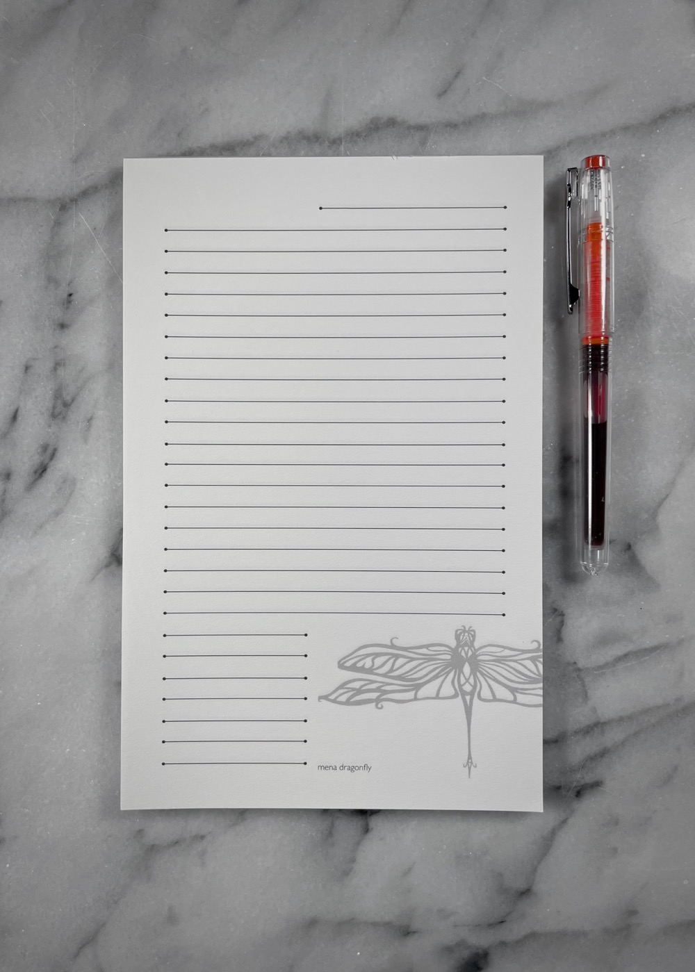 Dragonfly Writing Pad - Image 3