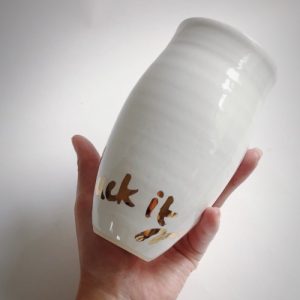 Gold fuck it Mug - Image 5