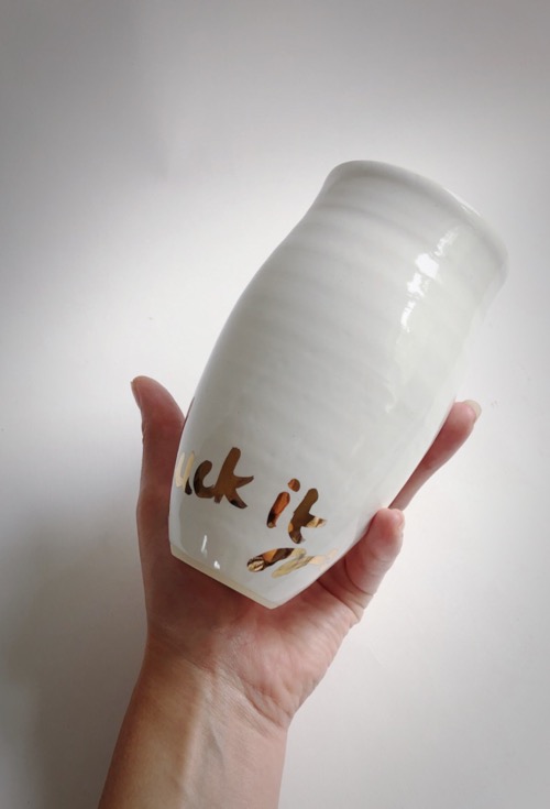 Gold fuck it Mug