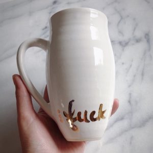 Gold fuck it Mug