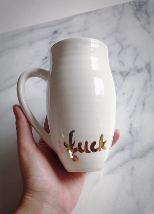 Gold fuck it Mug
