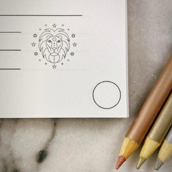 Leo Zodiac Notebook
