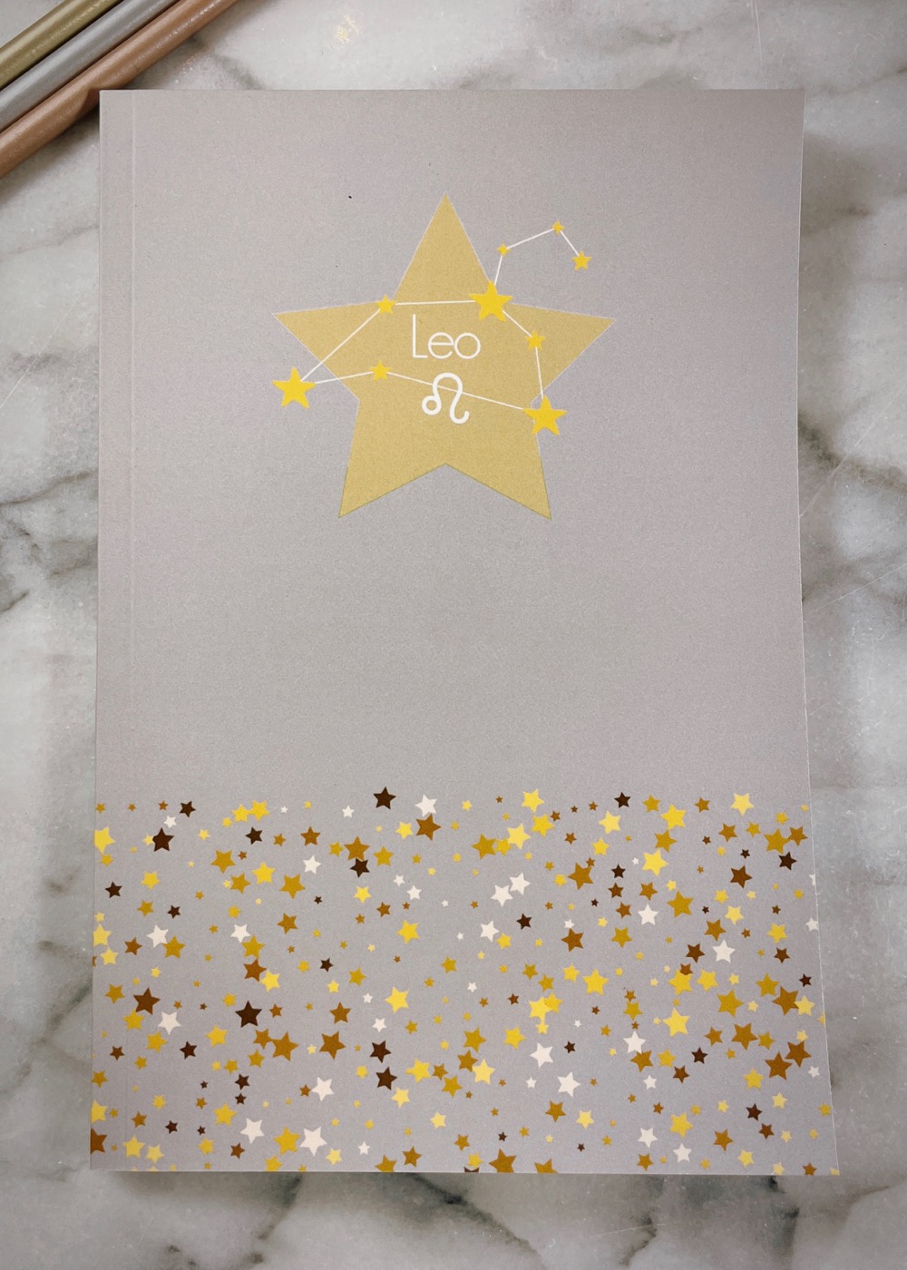 Leo Zodiac Notebook - Image 1