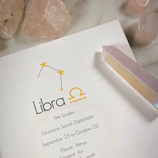 Libra Zodiac Notebook