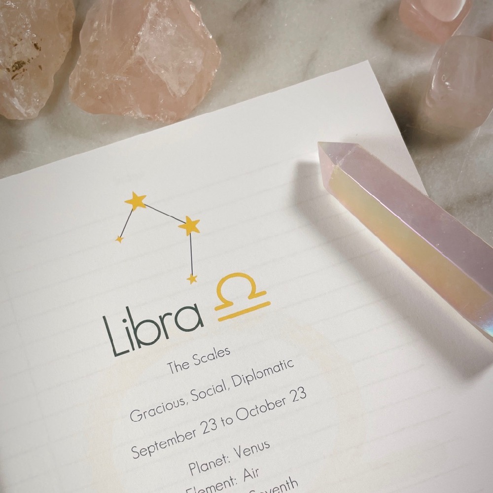 Libra Zodiac Notebook - Image 2