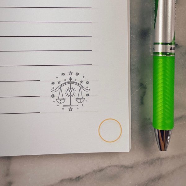 Libra Zodiac Notebook