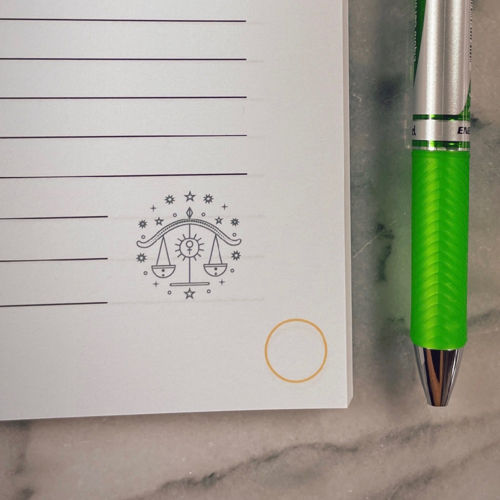 Libra Zodiac Notebook - Image 5