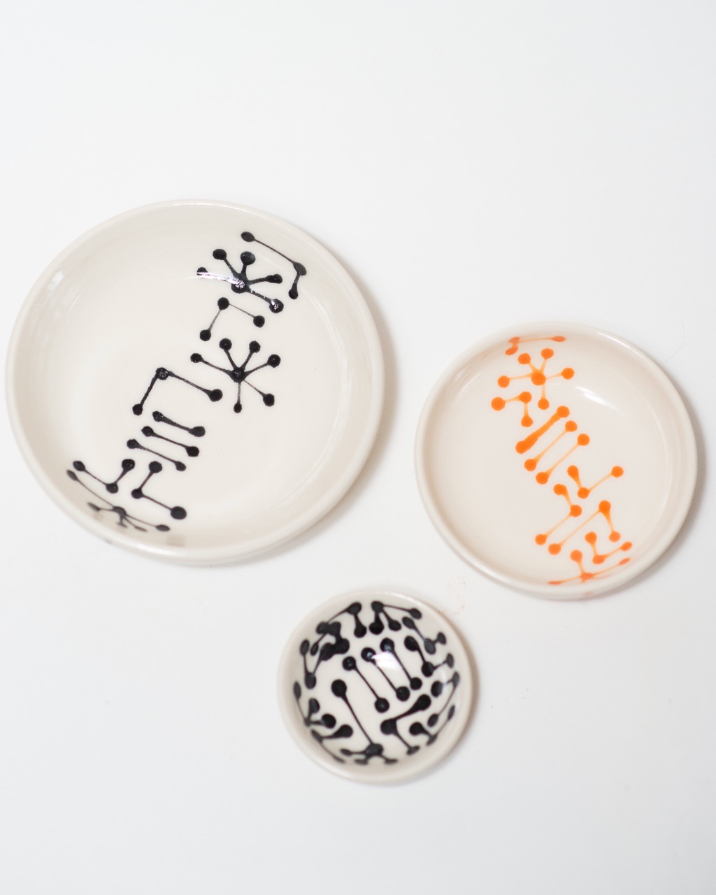 Connected Nesting Mini Bowls, set of three - Image 2