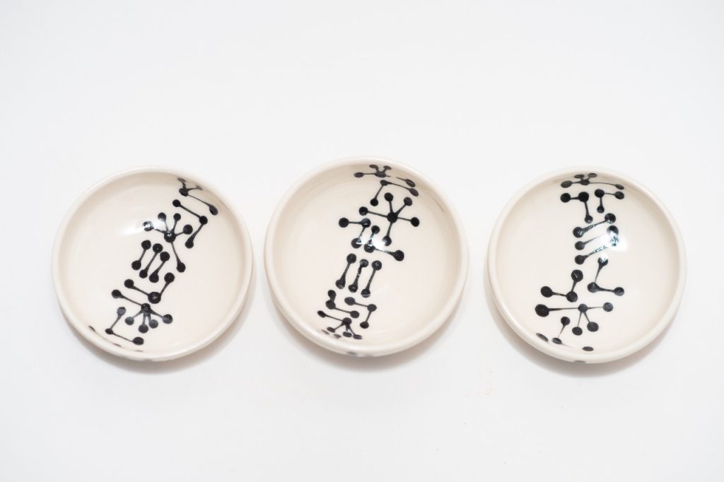 Connected Mini Bowls, set of three