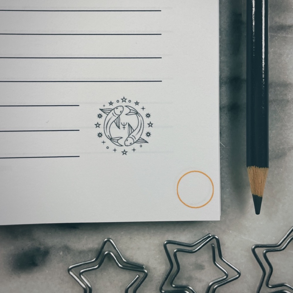 Pisces Zodiac Notebook
