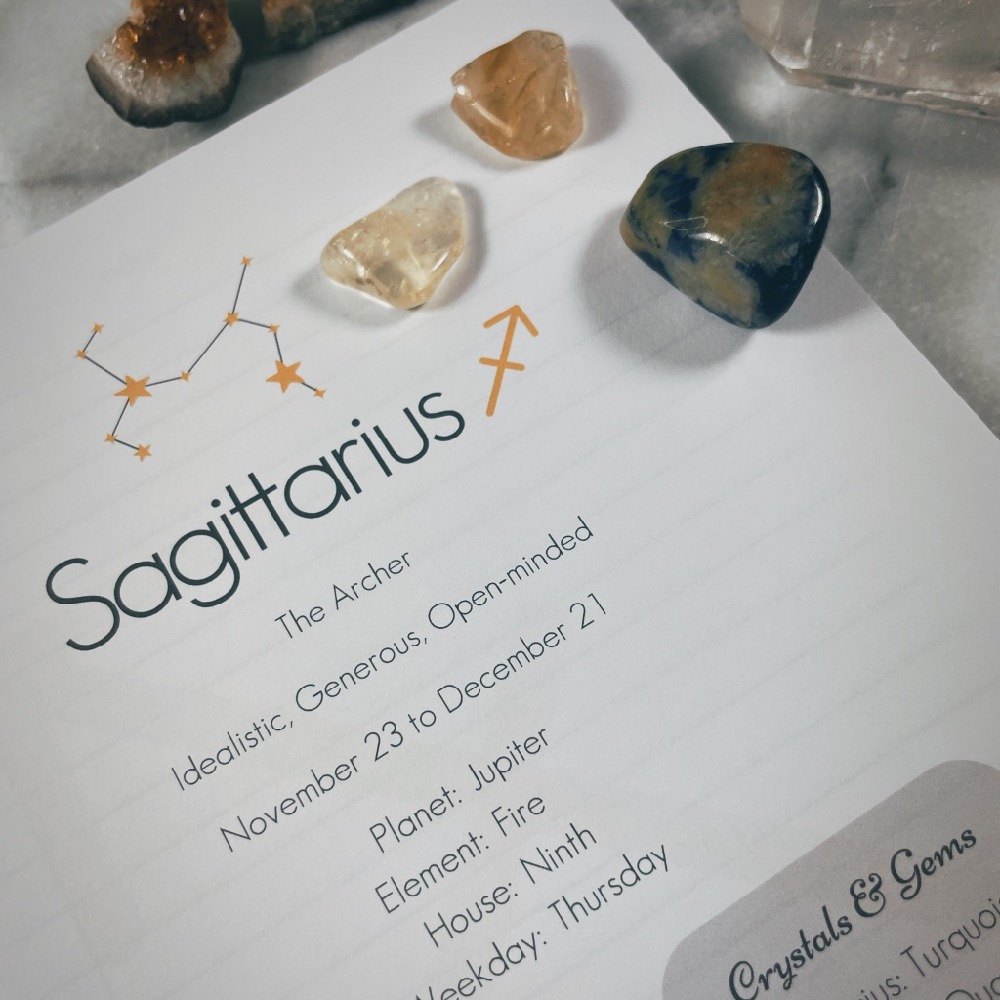 Sagittarius Zodiac Notebook - Image 4