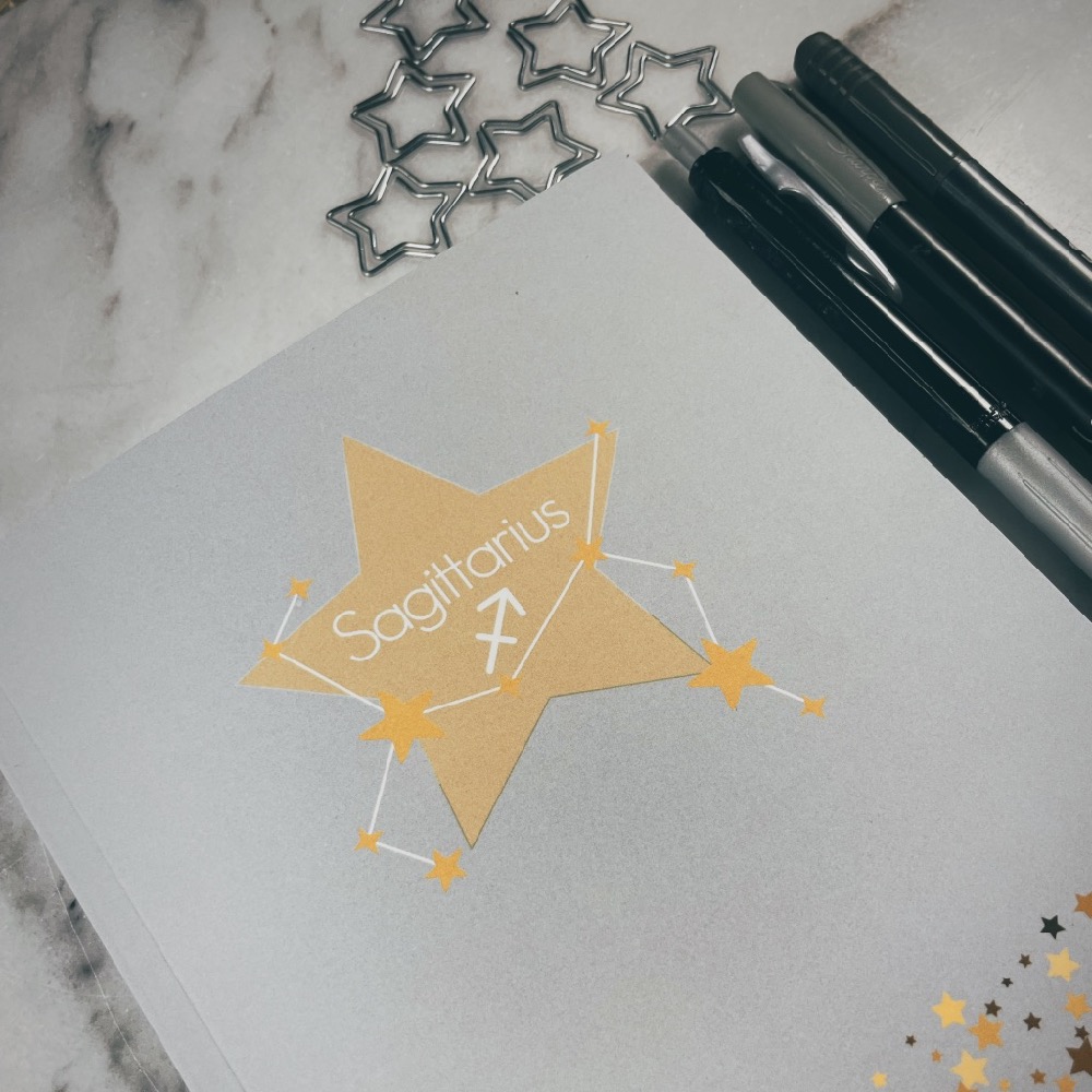 Sagittarius Zodiac Notebook - Image 3