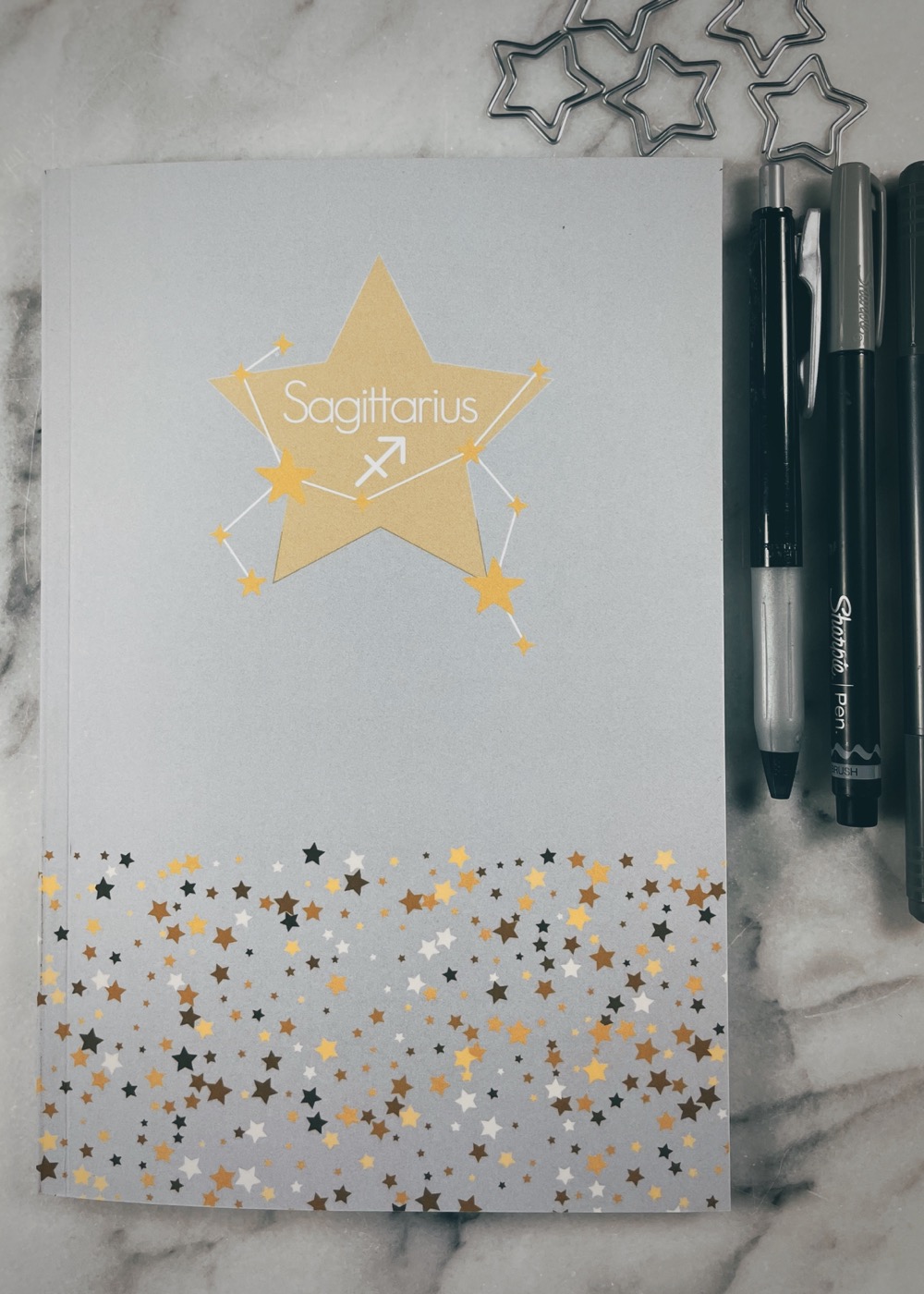 Sagittarius Zodiac Notebook - Image 1
