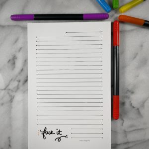 fuck it writing pad - Image 4