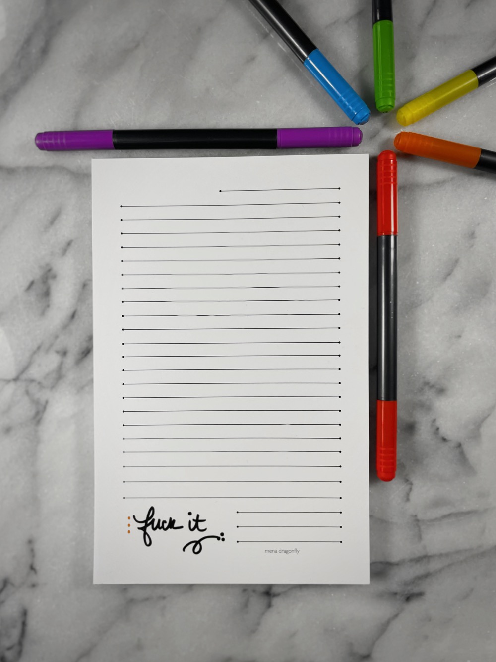 fuck it writing pad - Image 4